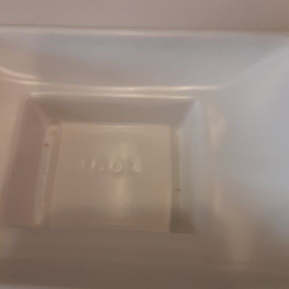 Vintage Mid Century Mcoy Planter USA Low Level Centerpiece/Side Table White - Picture 7 of 8